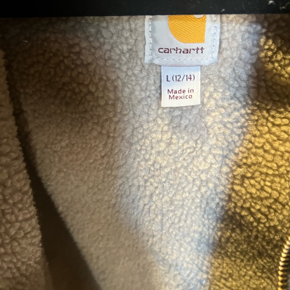 Men/Women black carhartt jacket size L